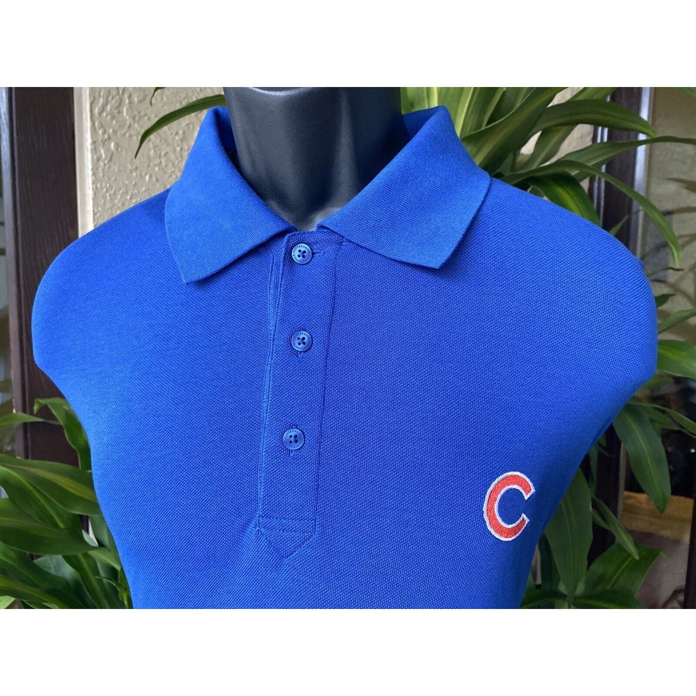 Cutter & Buck Chicago Cubs Polo XL Blue - MLB New Fan Apparel Gear